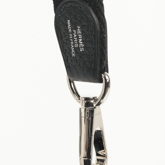 Hermes Evelyne TPM Noir Taurillon Clemence Leather Shoulder Bag - Picture 8 of 15